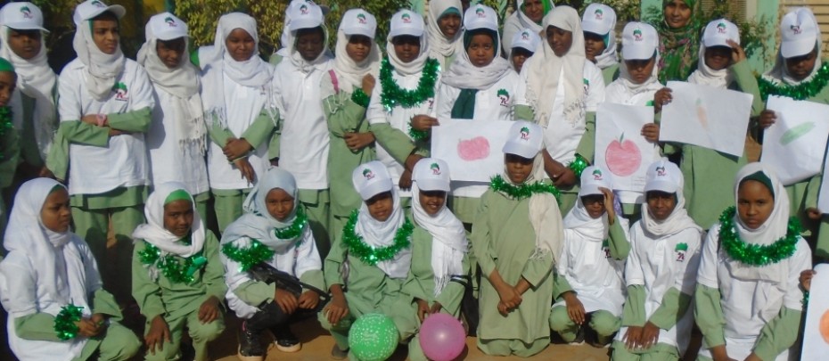 Participation of the  REDD+ in the exhibition of the Agriculture and Horticulture Association at Um Mabd School of the African Council Schools , 13-12- 2017